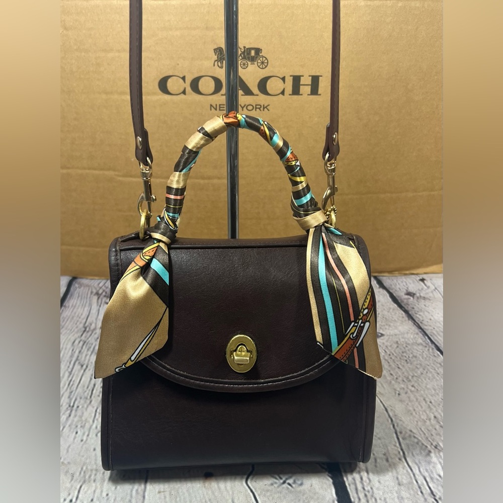 Coach Brown Crossbody Bag vintage